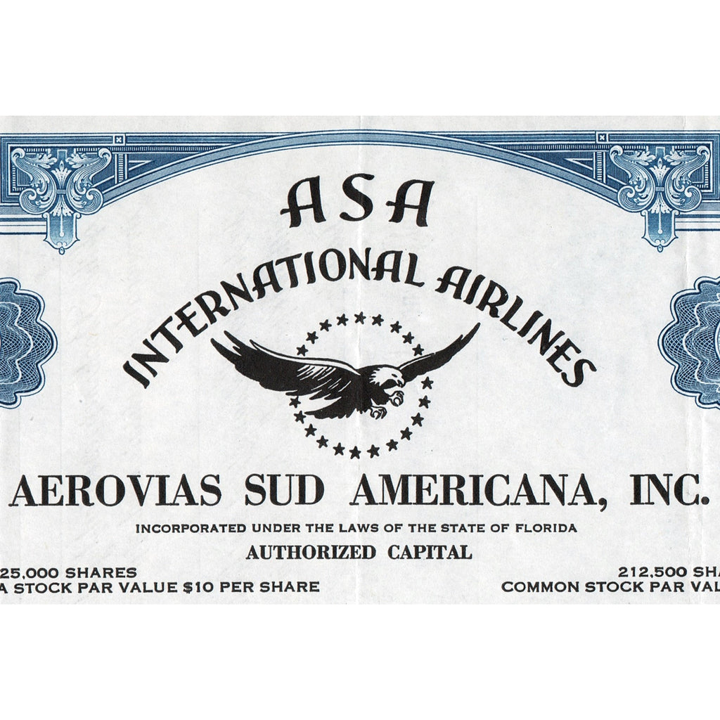 ASA International Airlines - Aerovias Sud Americana, Inc.