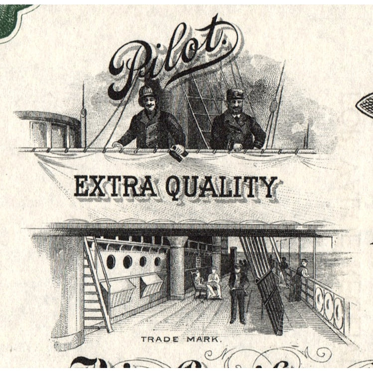 Pilot Cotton Mills Company North Carolina Stock Certificate