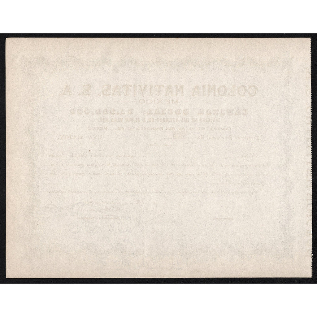 Colonia Nativitas, S.A.