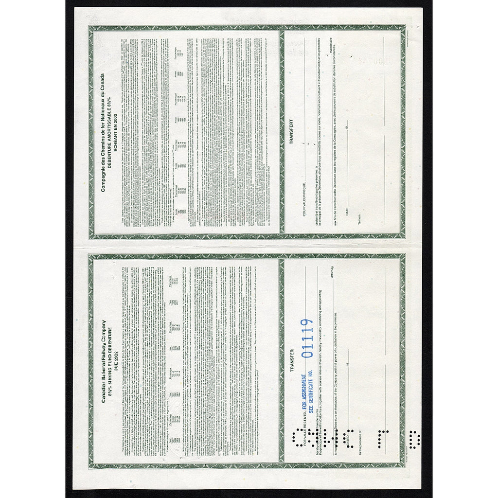 Canadian National Railway Company Debenture