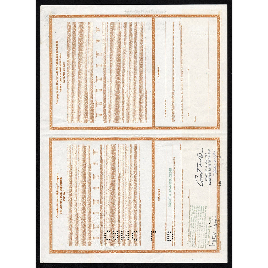 Canadian National Railway Company Debenture