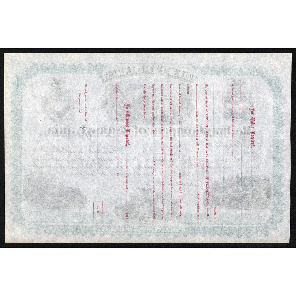 Petroleum Railway Company of Pennsylvania