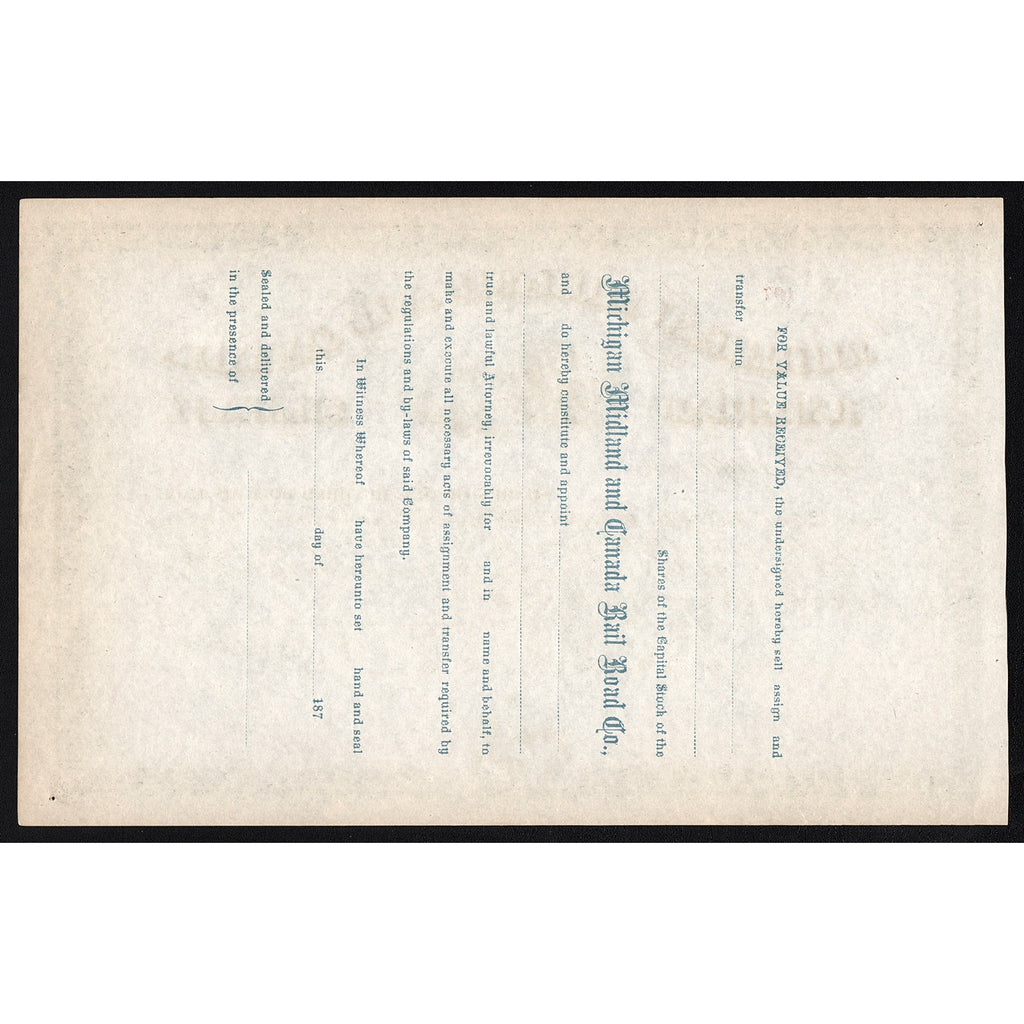 Michigan Midland and Canada Railroad Company