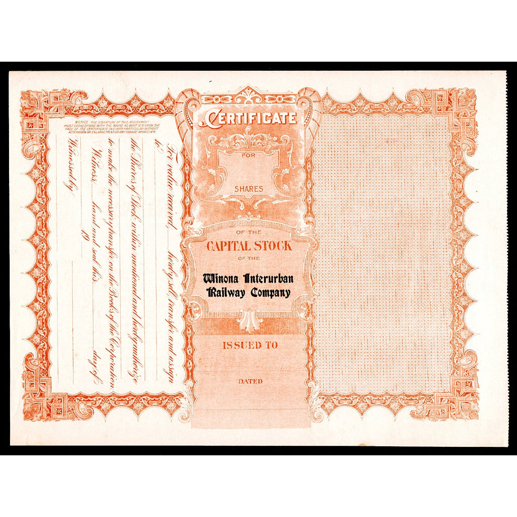 The Winona Interurban Railway Company