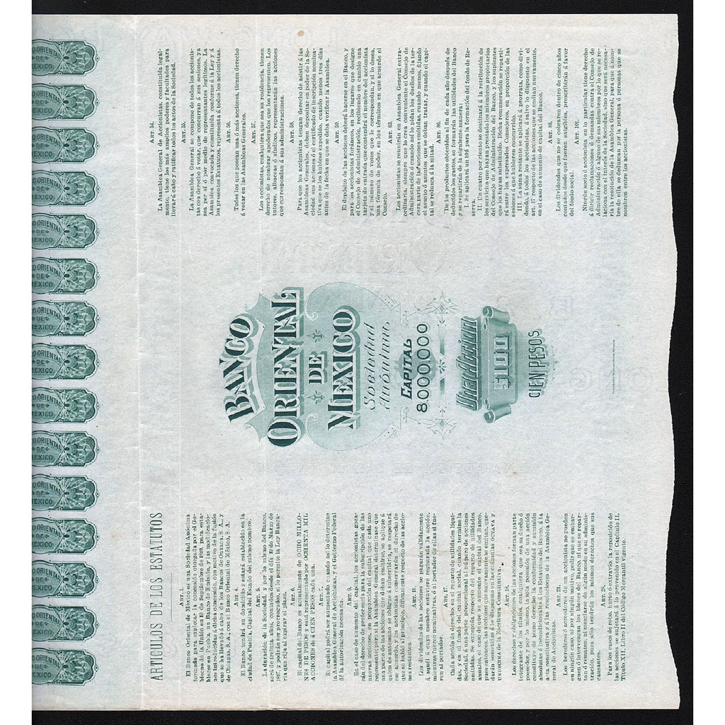Banco Oriental de Mexico Sociedad Anonima