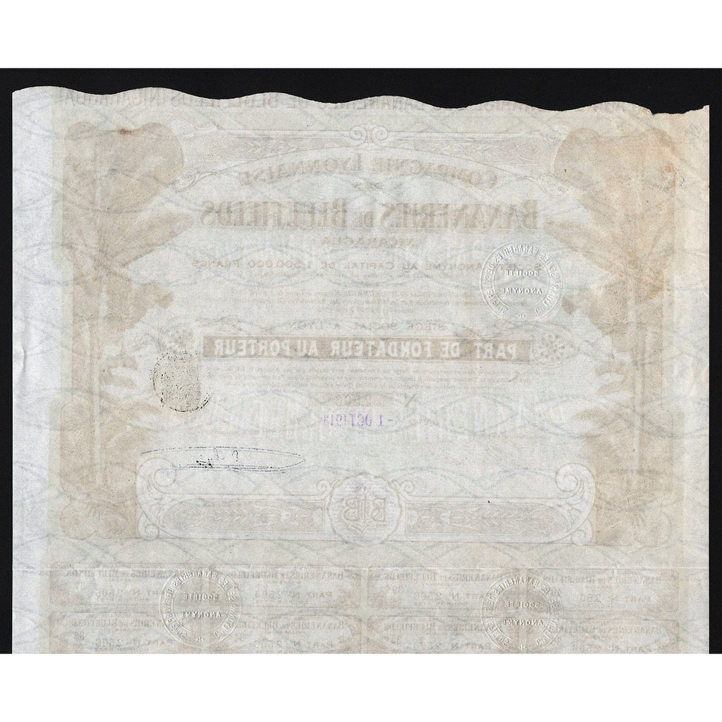 Compagnie Lyonnaise des Bananeries de Bluefields (Nicaragua)