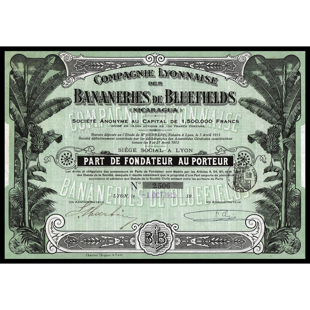Compagnie Lyonnaise des Bananeries de Bluefields (Nicaragua)
