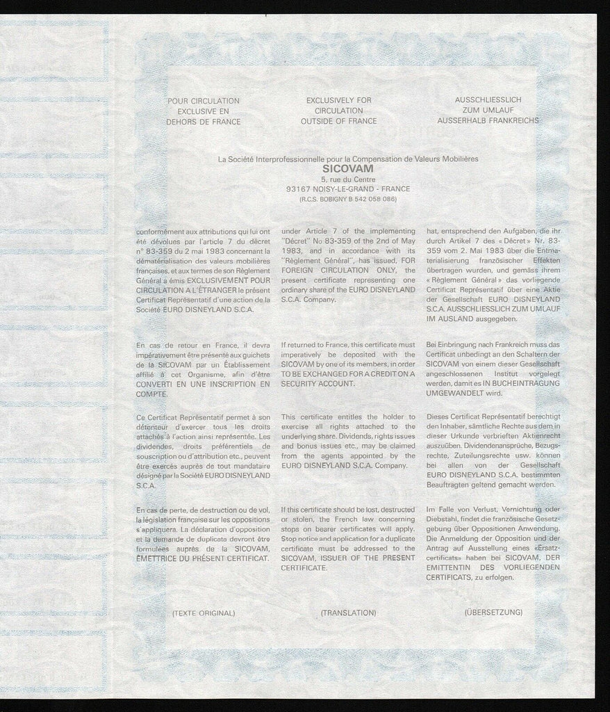 Euro Disneyland S.C.A.