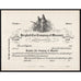 Bergdoll Car Company of Missouri Stock Certificate