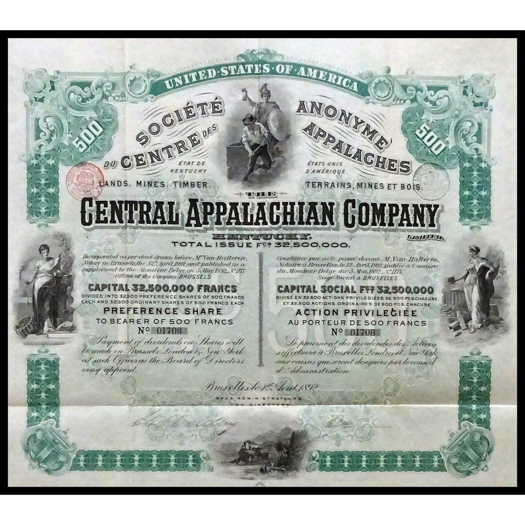 The Central Appalachian Company Limited, Lands - Mines - Timber