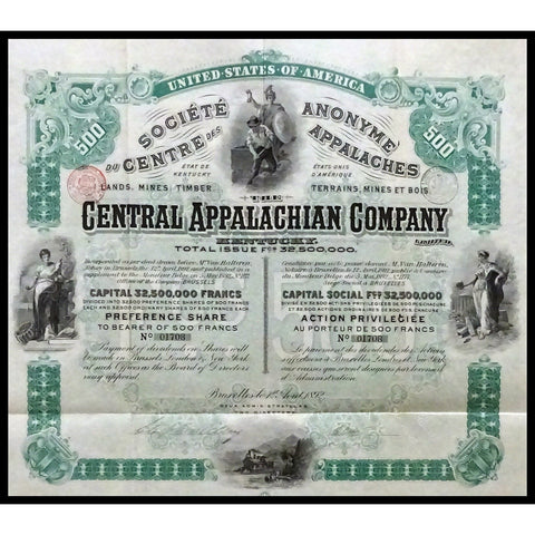 The Central Appalachian Company Limited, Lands - Mines - Timber