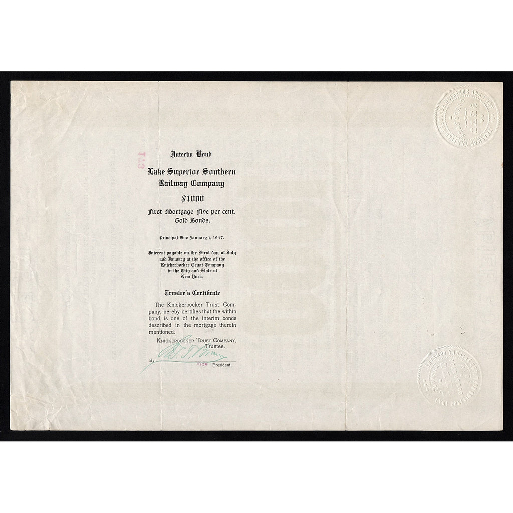 Lake Superior Southern Railway Company of Michigan/Wisconsin