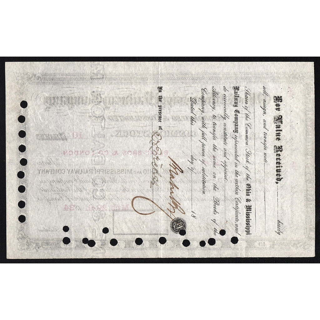 Ohio & Mississippi Railway Company