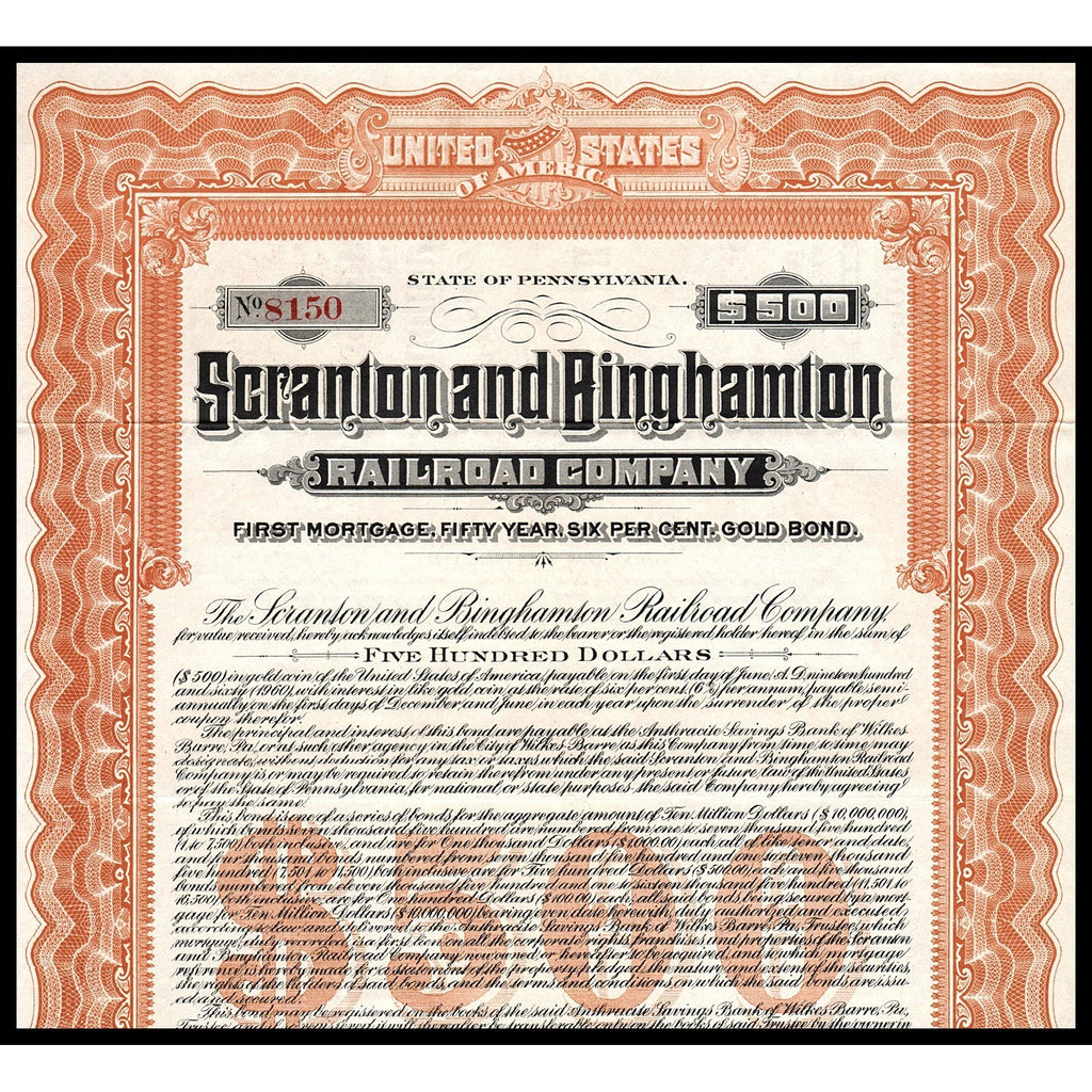 Scranton and Binghampton Railroad Company