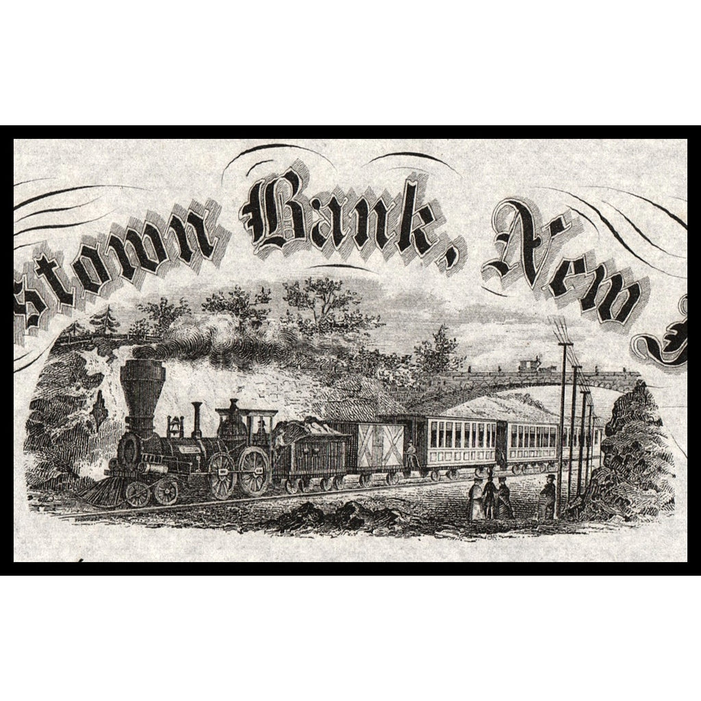 Hackettstown Bank, New Jersey Stock Certificate