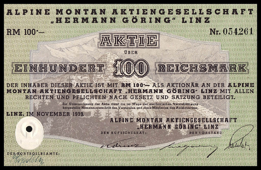 Alpine Montan Aktiengesellschaft, "Hermann Göring" Linz Austria