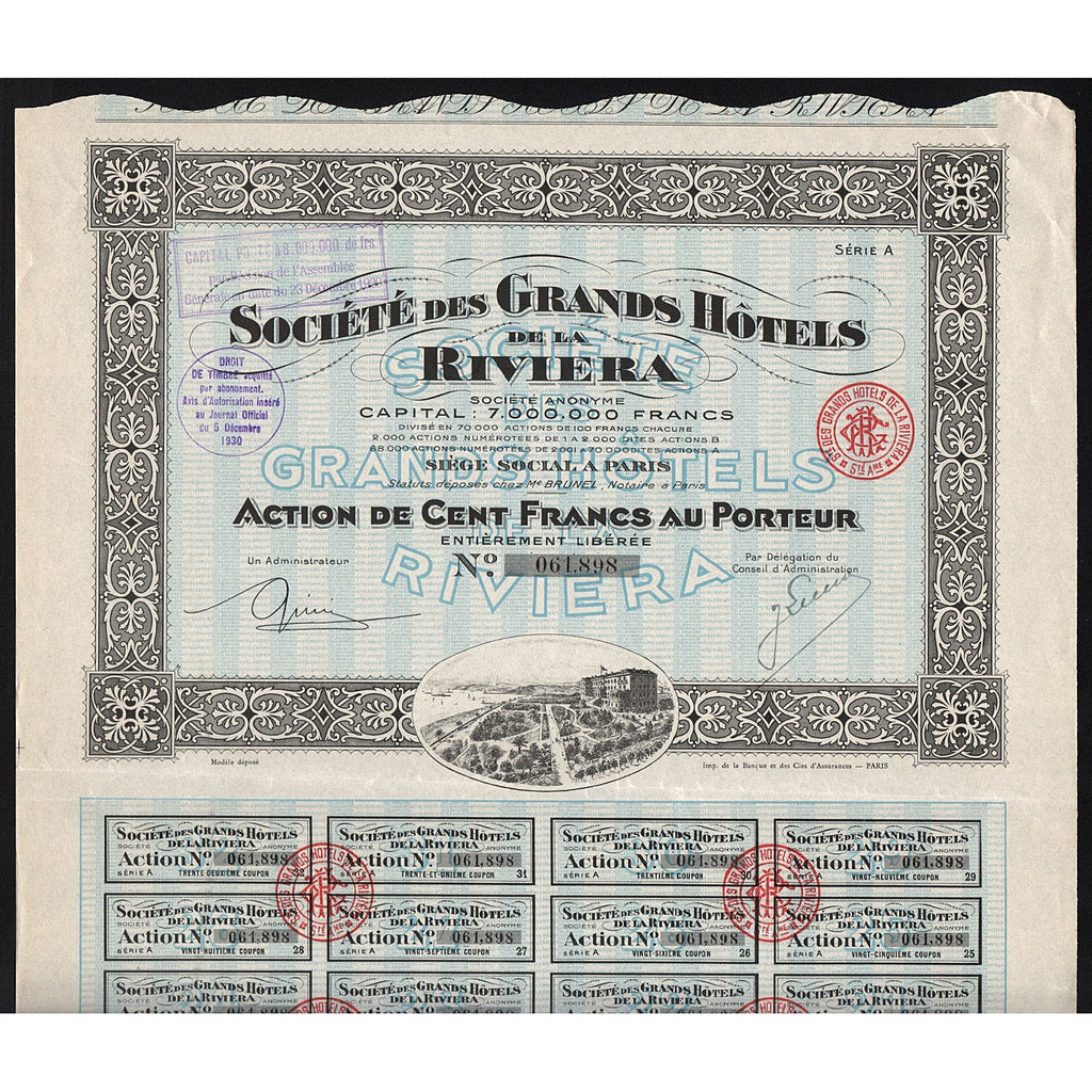 Societe des Grands Hotels de la Riviera France