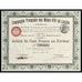 Compagnie Francaise des Mines d'Or du Luicho Peru Stock Certificate