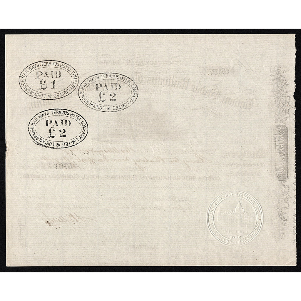 The London Bridge Railways Terminus Hotel Company, Limited