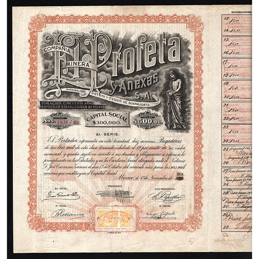 Compania Minera El Profeta Y Anexas Sociedad Anonima Mexico