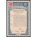The 27th Year Gold Loan of the Republic of China (1938), Bond Certificate