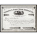 Columbia & Puget Sound Railroad Company Stock Certificate
