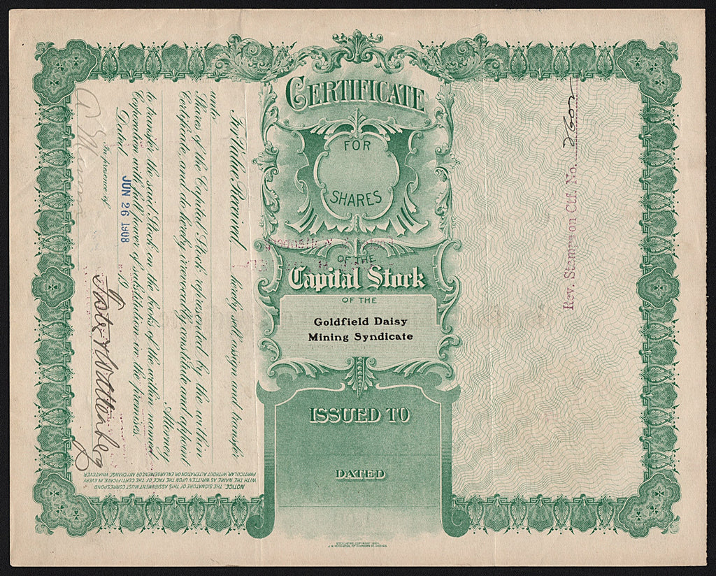 Goldfield Daisy Mining Syndicate