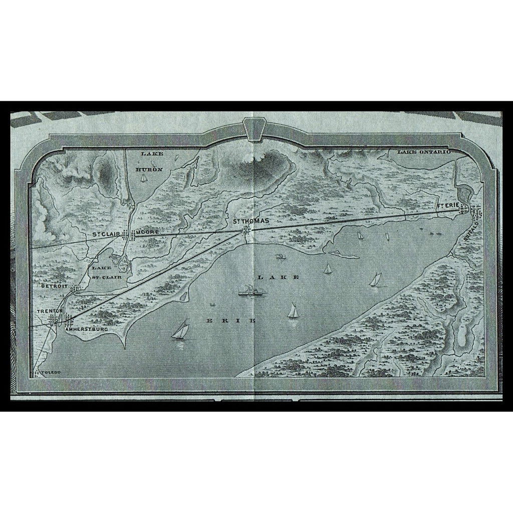 Canada Southern Railway Company Debenture New York Bond Certificate