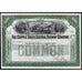 The Cripple Creek Central Railway Company Maine 1930 Stock Certificate