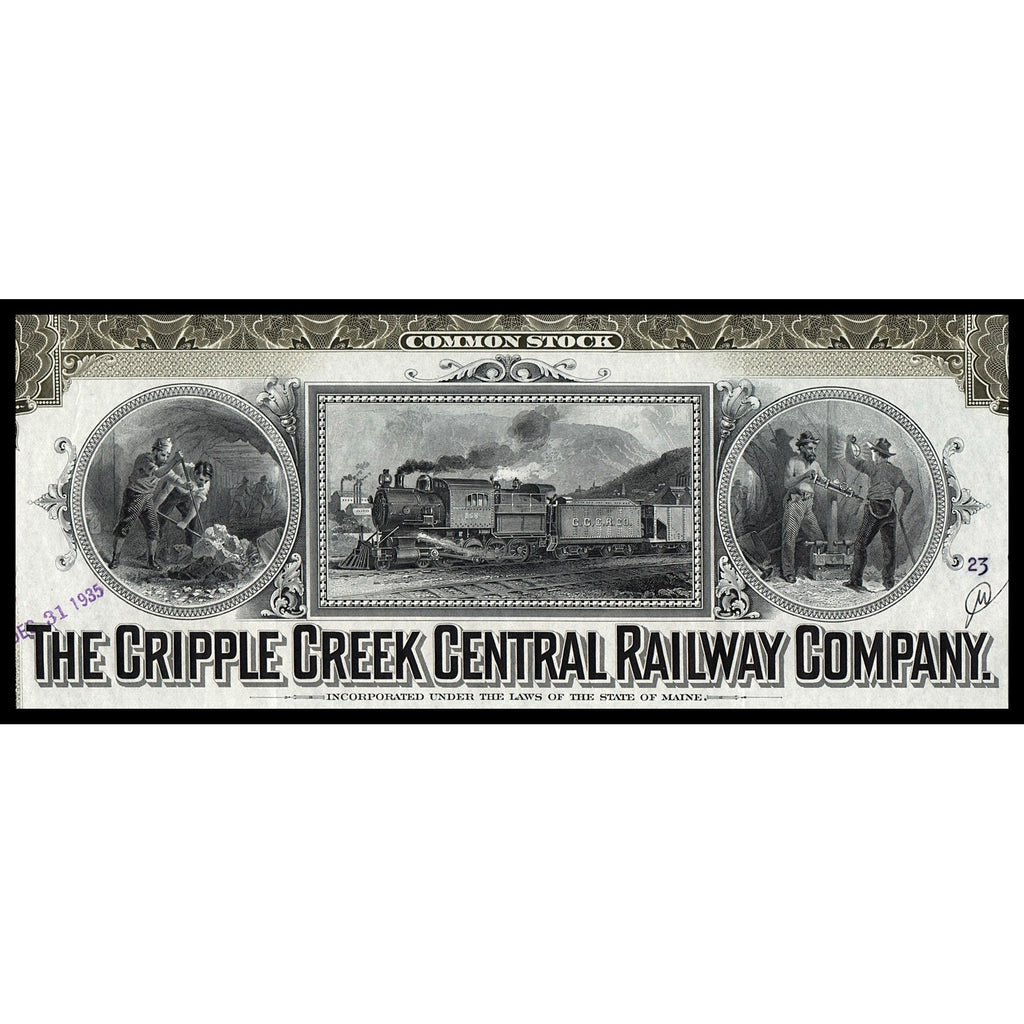 The Cripple Creek Central Railway Company Maine