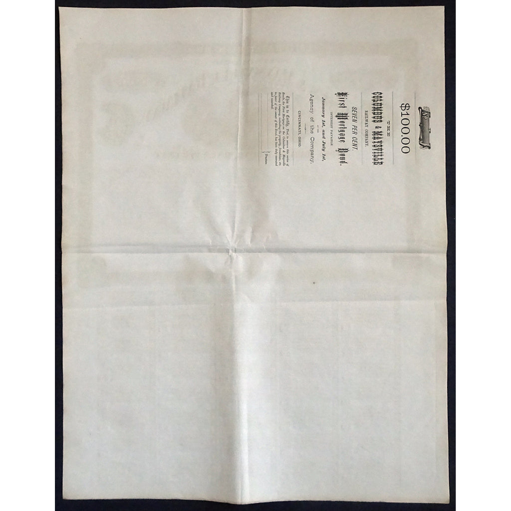 Columbus & Maysville Railway Co., Southern Division