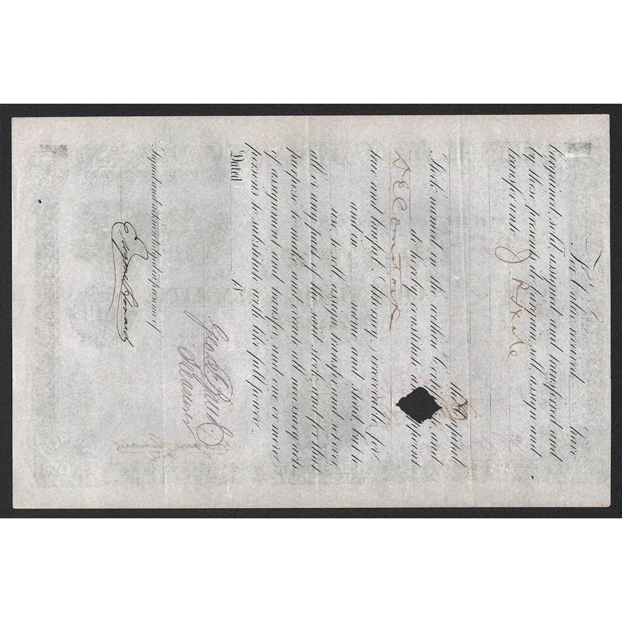 Beauce Gold Mining and Milling Company 1881 Canada Stock Certificate