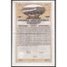 Budapest Szekesfövaros / Haupt- und Residenzstadt Budapest Stock Certificate