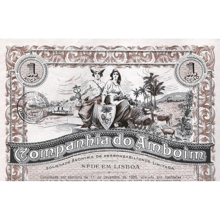 Companhia do Amboim Stock Certificate