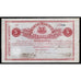 Credito Publico, Deudo Consolidada (Santo Domingo) Stock Certificate