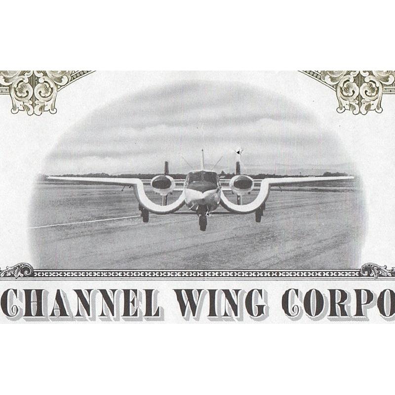 Custer Channel Wing Corporation Stock Certificate