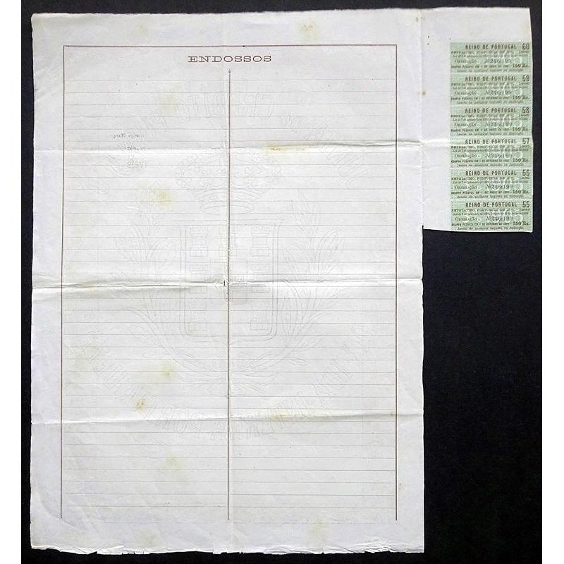 Junta do Credito Publico, Emprestimo Portuguez de 3% de 1905 Stock Certificate