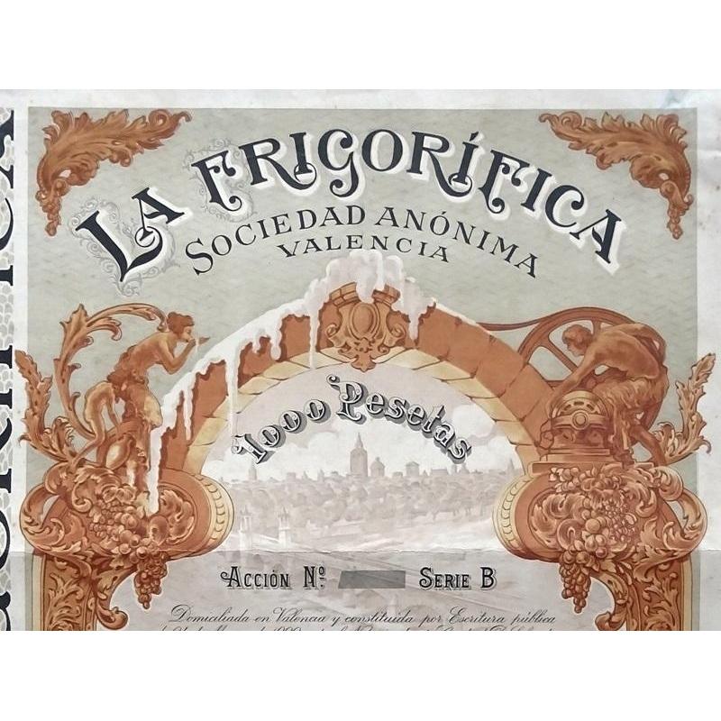 La Frigorifica Sociedad Anonima Stock Certificate