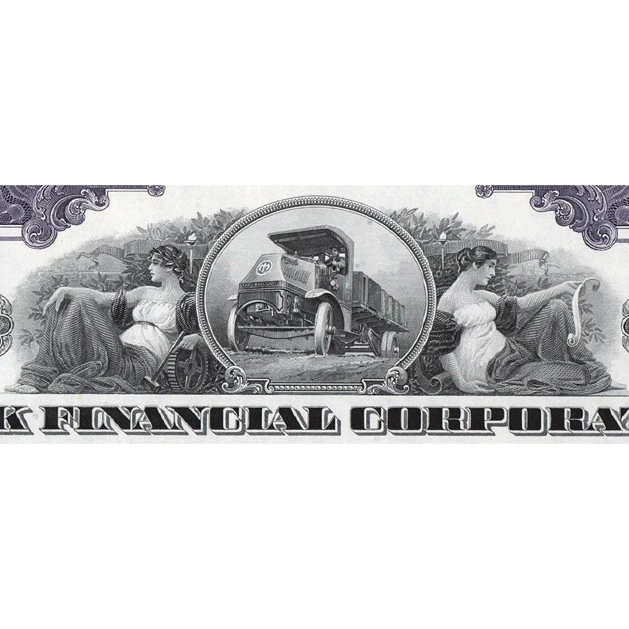 Mack Financial Corporation - $10,000 Debenture Stock Certificate