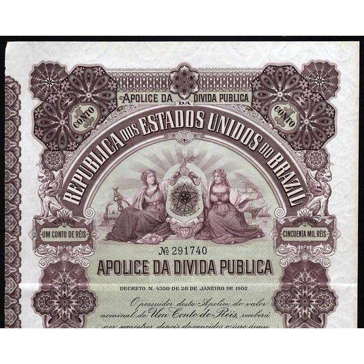 Republica dos Estados Unidos do Brazil Stock Certificate