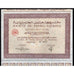 Societe du Djebel-Djeriss Societe Anonyme Stock Certificate