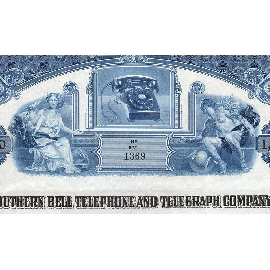 Southern Bell Telephone and Telegraph Company Stock Certificate
