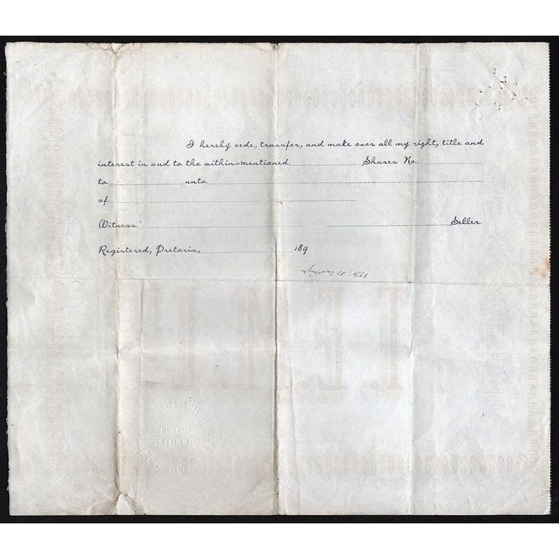 The Castleigh Mines, Limited Stock Certificate