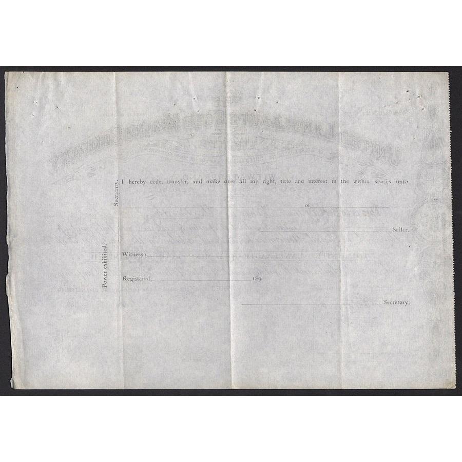 The United Langlaagte Gold Mining Company Limited Stock Certificate