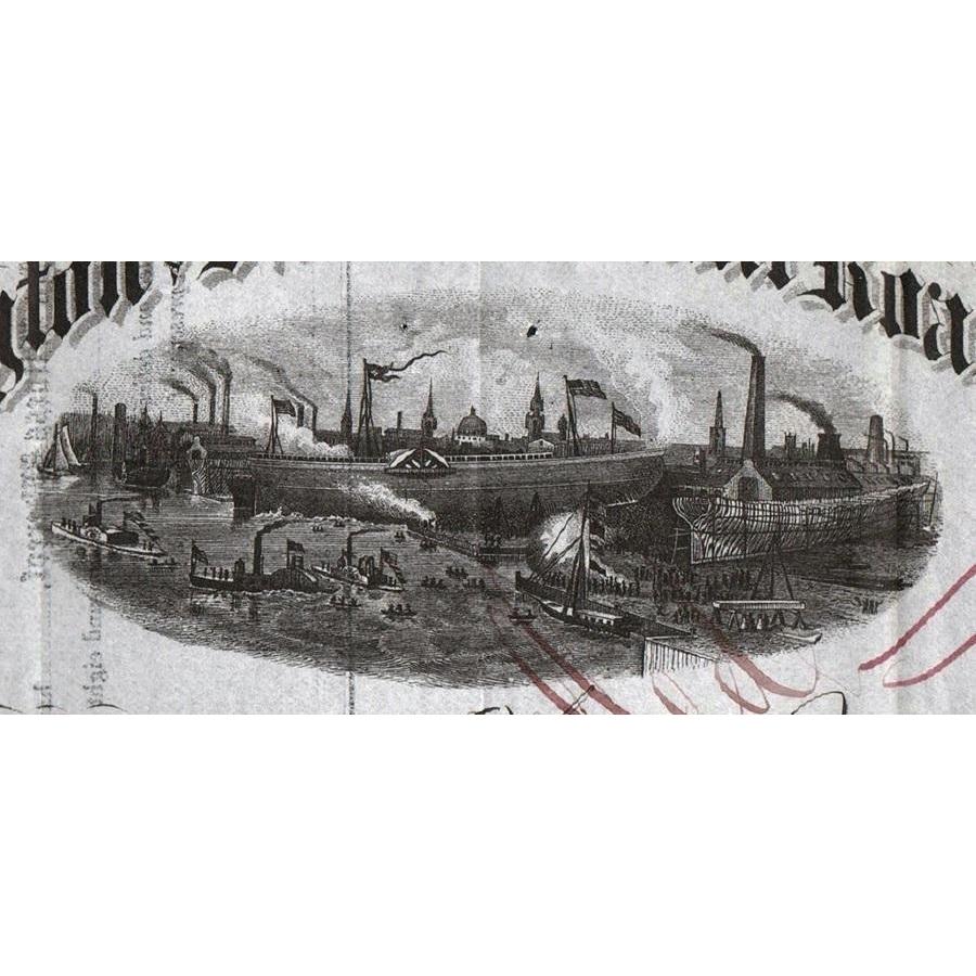 The Wilmington and Northern Rail Road Company Stock Certificate