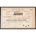 Niagara Falls Branch Railroad Co. Stock Certificate