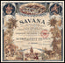 Savana Pondichery India 1924 Stock Certificate