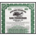 City and County of San Francisco, California, Airport Bond Certificate