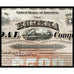 The Eureka Coal Company 1875 Illinois Bond Certificate