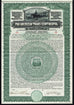 The Pan American Trans-Continental Railway Company 1910 Uruguay Gold Bond Certificate